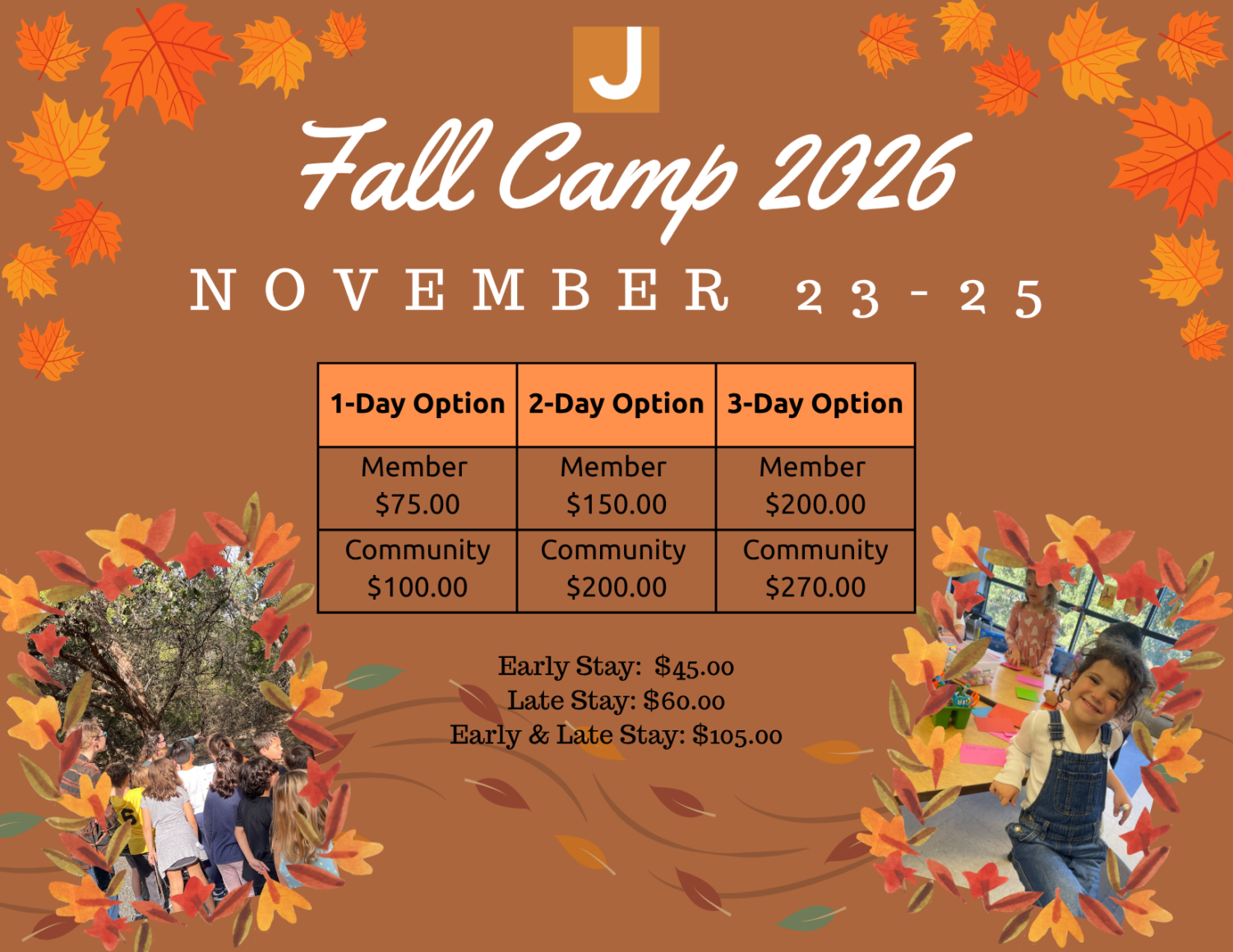 Fall Camp postcard 2026